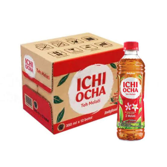 Ichi ocha botol plastik (melati, green tea) 