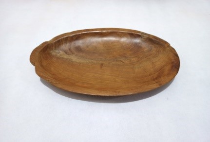 NATURAL OVAL PLATE 